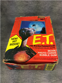E.T. Collector Trading Cards Box 33 Packs (Topps, Universal City Studios, 1982)