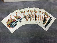 BACK TO THE FUTURE II 3 Complete Card Sets + Extras and Stickers (Topps, 1989)