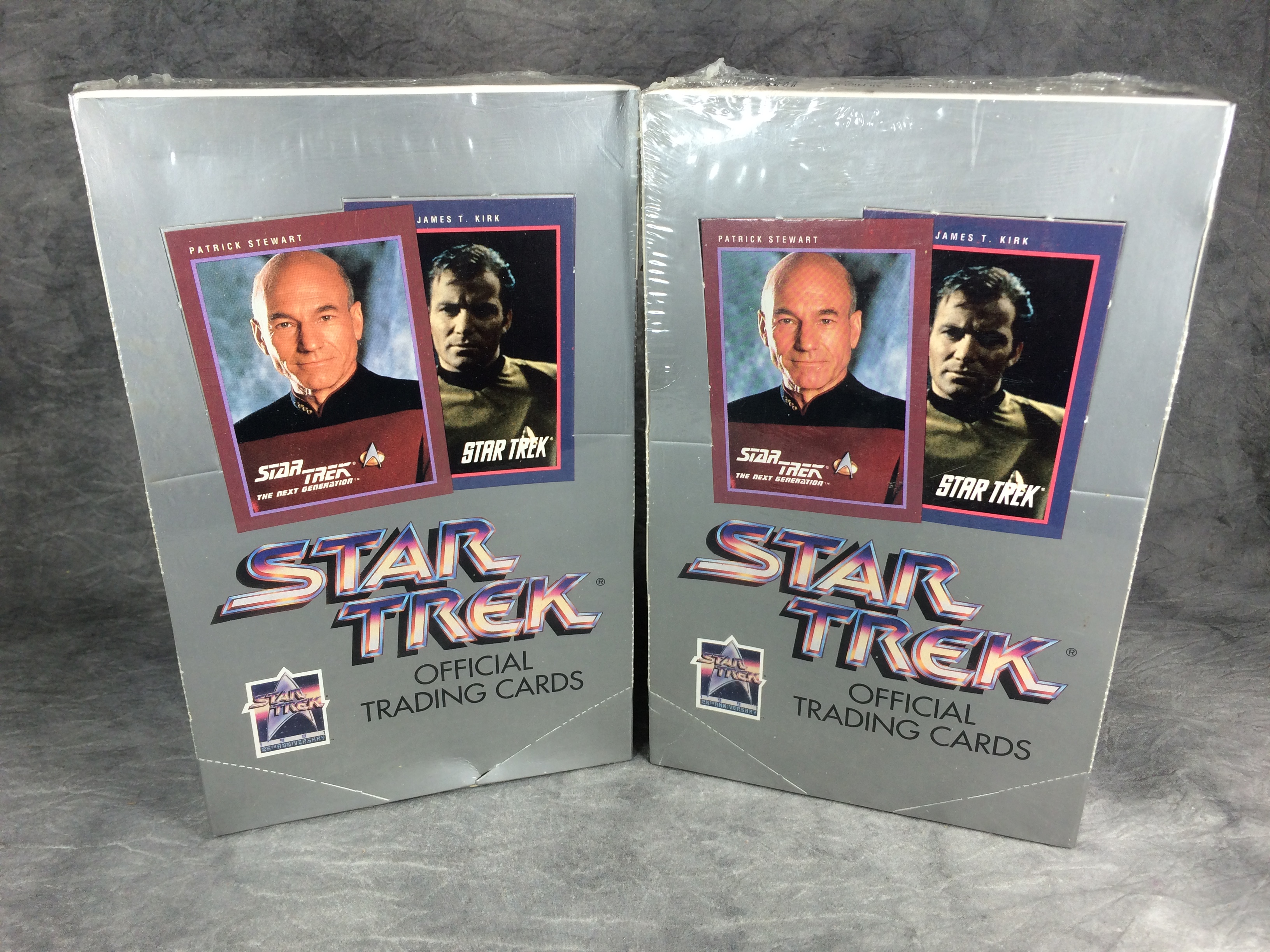 Value of STAR TREK 25th Anniv. Trading Cards 2 Sealed Boxes (Impel, Series 1, 1991) | iGuide.net