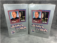 STAR TREK 25th Anniv. Trading Cards 2 Sealed Boxes (Impel, Series 1, 1991) 