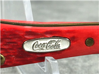 2003 CASE XX 62156 SS Coca-Cola Red Bone Tuxedo Knife in Collector's Tin