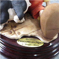 Disney Showcase PINOCCHIO AND FIGARO 8 inch Figurine   (Giuseppe Armani, 0464C, 1995)