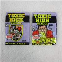 TOXIC HIGH SCHOOL Trading Card Wax Pack  (Topps, 1991)