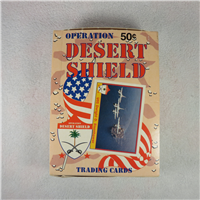 OPERATION DESERT SHIELD Complete Box, 36 Packs   (Pacific, 1991)
