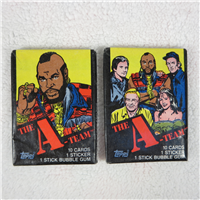 THE A-TEAM Trading Card Wax Pack  (Topps, 1983)