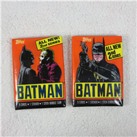 BATMAN Series 2 Trading Card Wax Pack  (Topps, 1989)