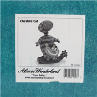 CHESHIRE CAT Twas Brillig 4-3/4 inch Disney Figurine (WDCC, 11K-41057-0, 1993-1994)