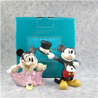 MICKEY AND MINNIE MOUSE Top Hat and Tails and All Dolled Up Disney Figurine (WDCC, 1228707, 2003)