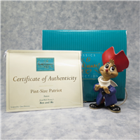 AMOS MOUSE Pint-Sized Patriot 4-3/4 inch Disney Figurine (WDCC,1217946, 2003)