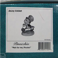JIMINY CRICKET Wait for me, Pinoke! 2-7/8 inch Disney Figurine (WDCC, 11K-41109-0, 1996-1998)