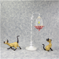 SI, AM & BIRDCAGE We are Siamese If You Please & We are Siamese If You Don't Please Disney Figurine (WDCC, 11K-46210-0, 2002)