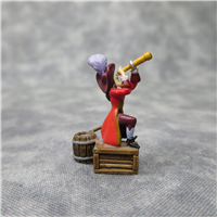 CAPTAIN HOOK 1-1/8 inch Miniature Olszewski Figurine (WDCC, Enchanted Places, 1028693)