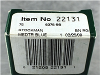 2008 CASE XX 6375 SS Silver Script Blue Bone Large Stockman