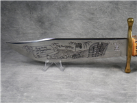 1989 CASE XX 100th Anniversary Ltd 1/1500 Star Spangled Banner Stag Bowie Knife in Music Box