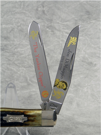 1999 CASE XX USA 6254 SS Ltd Joe DiMaggio Commemorative Bone Trapper Knife