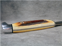 1972-1982 CASE XX USA 5 FINN SSP Stag Fixed Blade Knife