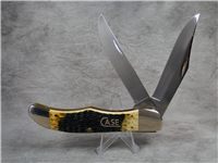 2008 CASE XX 6265 SS Dark Antique Silver Script Folding Hunter Knife