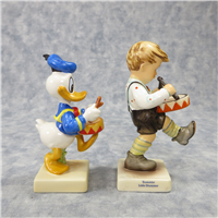 LITTLE DRUMMER & DONALD DUCK DRUMMER Figurines  (Hummel 240/17 323, TMK 6&7)