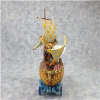A NEW WORLD 9-3/4 inch Mayflower with Pilgrims Figurine (Jim Shore, Enesco, 4009016, 2007)
