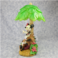 MINNIE & MICKEY MOUSE 14-3/4 inch Bobble Hawaiian Lamp (Disney Direct, 43785)