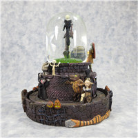 HALLOWEEN TOWN 8-3/4 inch Nightmare Before Christmas Snow Globe (Disney Direct, Touchstone Pictures, 1993 )