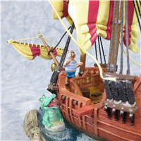 JOLLY ROGER 10 inch Peter Pan Lighted Ship Figurine (Disney Direct, Disney, 44581)