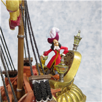 JOLLY ROGER 10 inch Peter Pan Lighted Ship Figurine (Disney Direct, Disney, 44581)