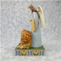 LIVE IN HARMONY 8-1/2 inch Angel Lion & Lamb Figurine (Jim Shore, Enesco, 4033819, 2012)
