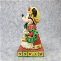 HEARTWARMING HOLIDAY 8-3/4 inch Disney Minnie Mouse Figurine (Jim Shore, Enesco, 4004042, 2005)