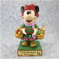 SPIRIT OF GENEROSITY 8-3/4 inch Disney Mickey Mouse Figurine (Jim Shore, Enesco, 4004041, 2005)