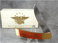 GERBER Sportsman II American Bicentennial Etched Wood Folding