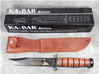 2005 KA-BAR 1219C2-4 60th Anniversary IWO JIMA Leather USN Fighting Knife