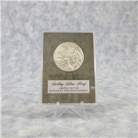 'Home For Christmas' Holiday Silver Proof Medal (Franklin Mint, 1972)