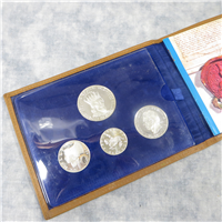600th Anniversary of the Vienna University 4 Coin Proof Set (Austria, 1965)