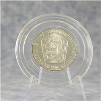 CZECHOSLOVAKIA 10 Korun 1100th Anniversary of Great Moravia Silver Proof Coin (1966)