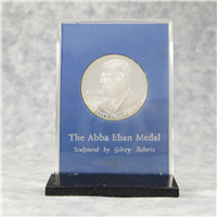 ABBA EBAN United Nations Peace Medal (Franklin Mint, 1967)