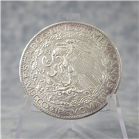 1921 Mexico 2 Peso 100th Anniversary of Independence Commemorative Silver Coin