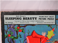 Vintage SLEEPING BEAUTY Frame Tray Puzzle (Disney, Whitman, 1958) 