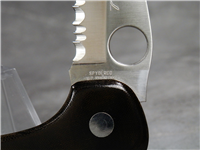 Rare 1990s SPYDERCO WAYNE GODDARD JR C18PS Micarta Lockback Pocket Knife 