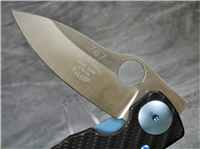 SPYDERCO C22 Walker Klotzli Carbon Fiber ATS-34 Swiss Made Knife RARE & HARD TO FIND