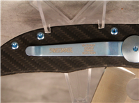 SPYDERCO C22 Walker Klotzli Carbon Fiber ATS-34 Swiss Made Knife RARE & HARD TO FIND