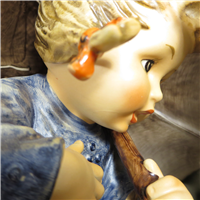 UMBRELLA BOY & GIRL 8 inch Figurine Set (Hummel 152/II A&B, TMK 6)