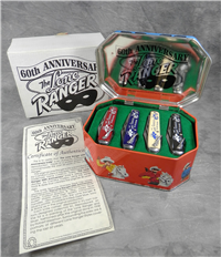 1993 CAMCO Limited Ed. Lone Ranger 60th Anniversary Knife Set of 4 in Collectors Tin