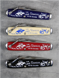 1993 CAMCO Limited Ed. Lone Ranger 60th Anniversary Knife Set of 4 in Collectors Tin