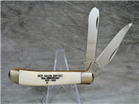 FROST CUTLERY New Salem Baptist 60th Anniversary White Smooth Bone Trapper