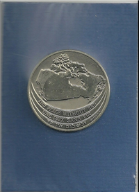 1867-1967 Israel Salutes Canada Centennial Friendship Medal (Franklin Mint, 1967)