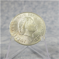 NETHERLANDS ANTILLES 1964  2-1/2 Gulden Silver Coin (RCM, 1964)