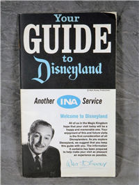Vintage YOUR GUIDE TO DISNEYLAND Theme Park Guide Booklet by INA (Disney, 1966)