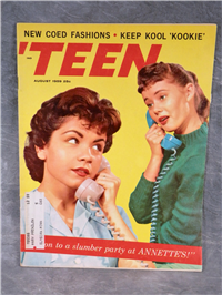 Vintage 'TEEN MAGAZINE Annette Funicello ('Teen Publications, August 1959)