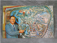 Rare Vtg DISNEYLAND Walt Disney and His Magic Kingdom Postcard (Disney, P11876, 1950s) 